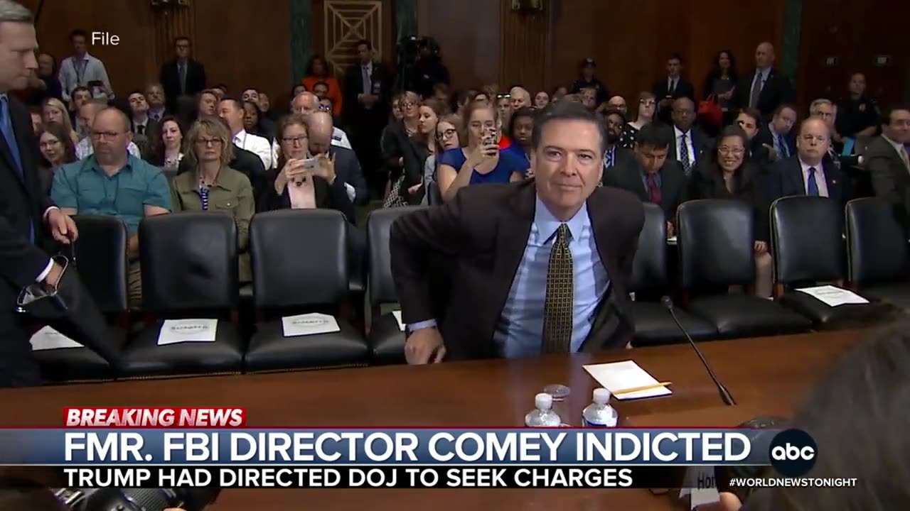 Former FBI Director James Comey indicted after public pressure on DOJ from Trump