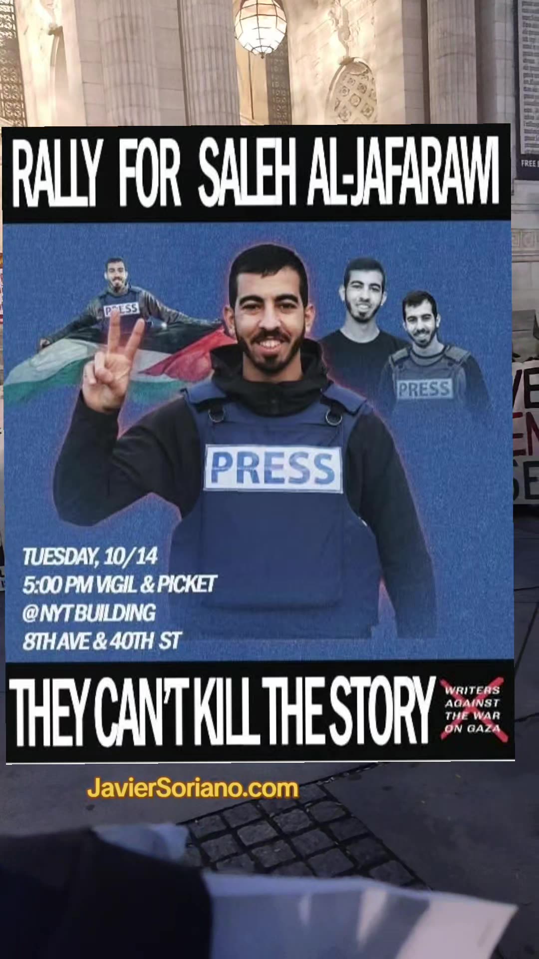 New Yorkers will HONOR Saleh Al-Jafarawi.