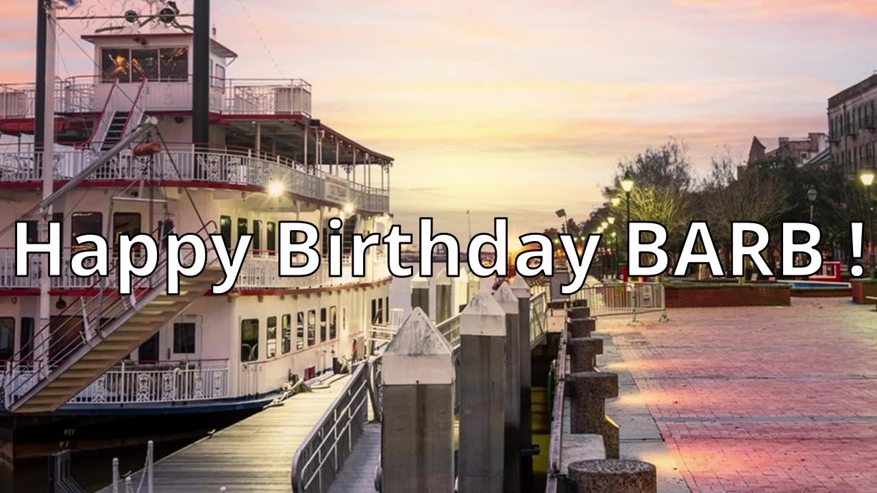 Barb's birthday video from Dawn...made by Zhap