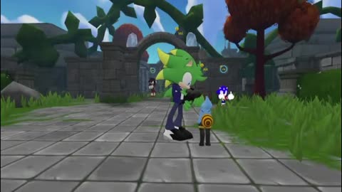 Sonic wants to give Shadow a special hug GIF
