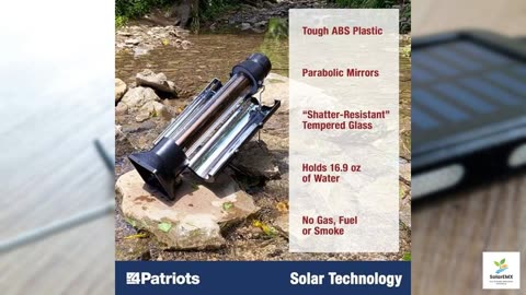 4Patriots Sun Kettle Personal Water Heater