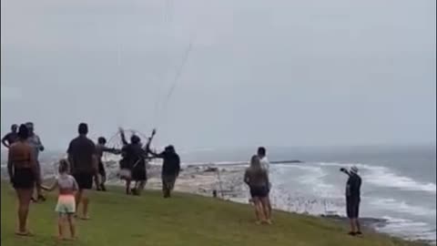 Parapentes de motor en "Morro do Farol", Torres - Brasil 2026