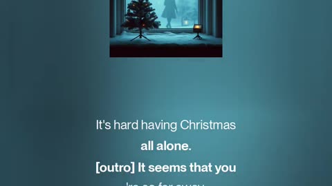Having a Christmas Without You Here (song about the loss of loved ones around Christmas)
