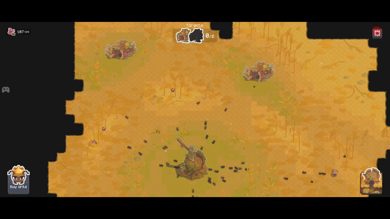 Ant colony: wild forest game
