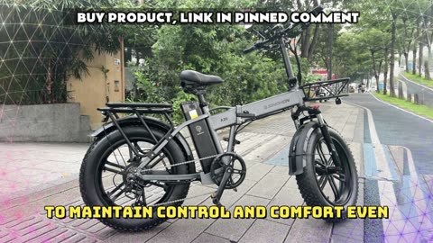 URLIFE T2 Electric Bike 500W Motor 48V 15.6AH Battery 20 Fat Inch Tires Electric Bicycle