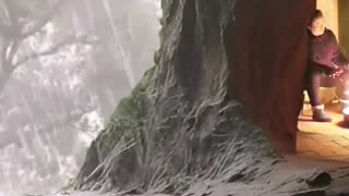 Cave Mountain Resort, Heavy Rain.