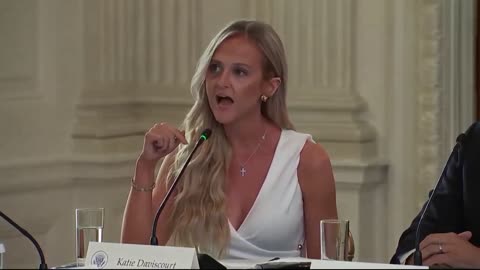 Katie Daviscourt Tells President Trump the Truth About What's Happening in Portland
