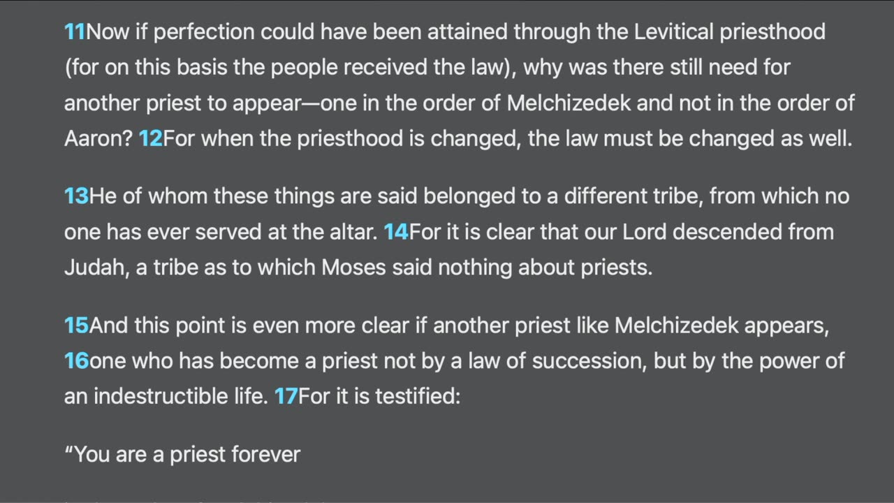 Hebrews 7