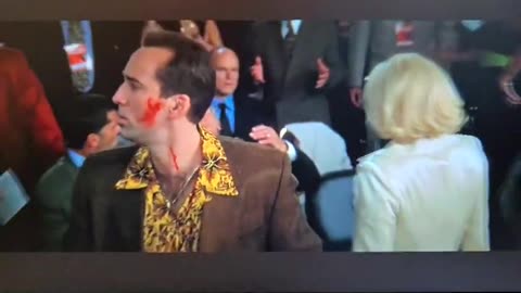 Charlie Kirk vs secretary Charles Kirkland shot in the neck in a 1998 movie