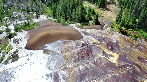 Geneva Creek Iron Fens of Colorado! Raw Drone Footage 4K!