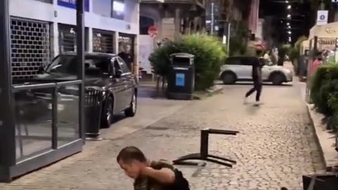 🤯✨ Watch a Barman Disarm a Knife Attacker Using Tables! | FeedMyCuriosity