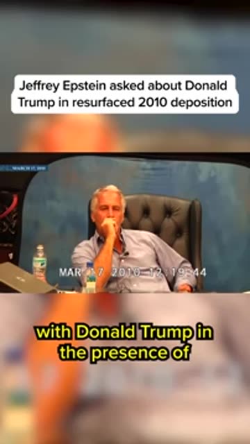 Jeffrey Epstein asked about Donald Trump in resurfaced 2010 deposition