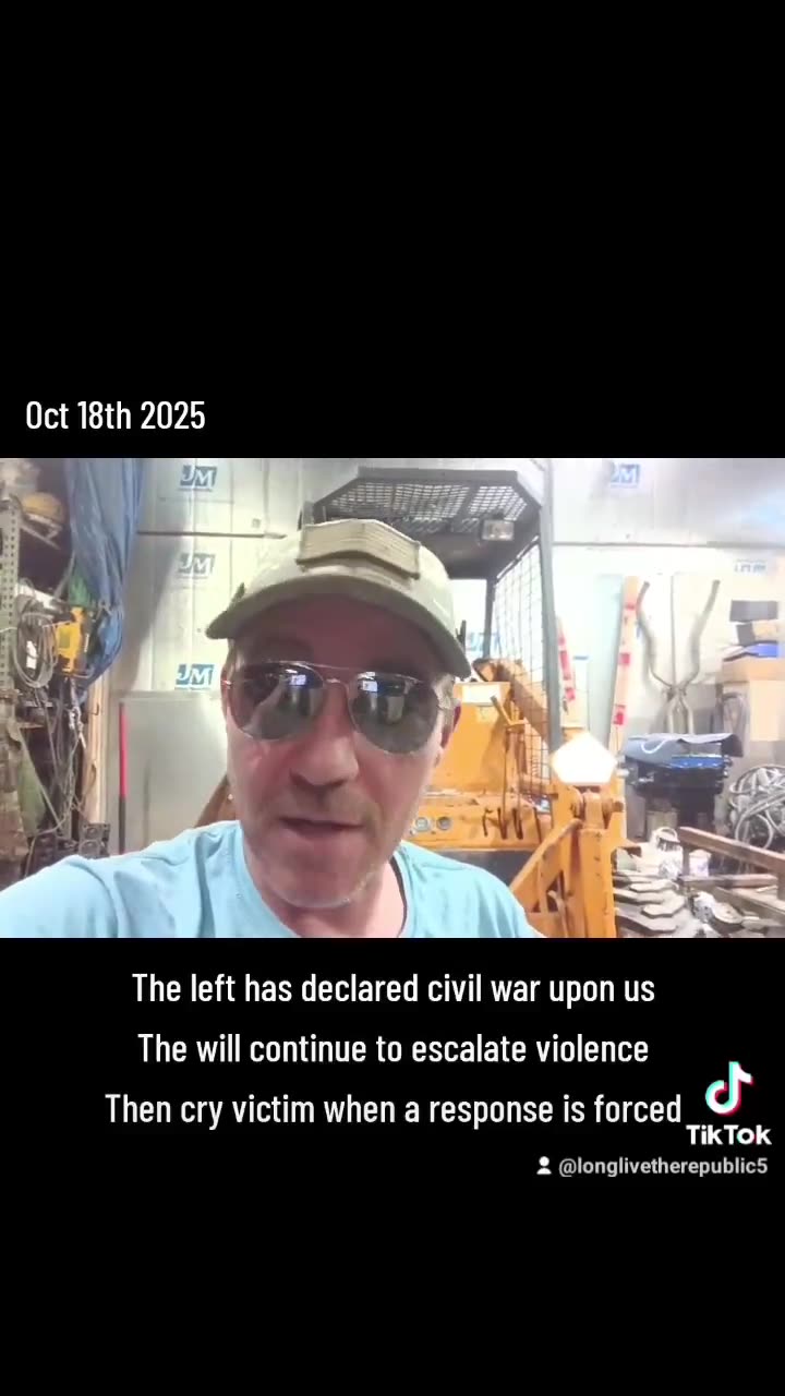 The left is trying to instigate a Civil War