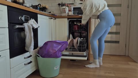 My wife make room nice and clean