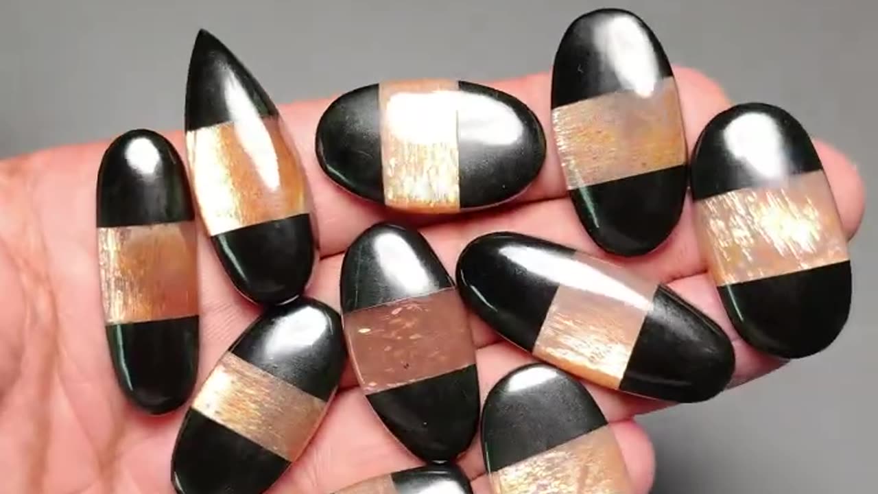 Wanted to know what sleek & glamour looks like Check out Black Sunstone - Gemstoneforsale