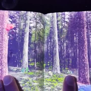 Latvian passport under UV lights