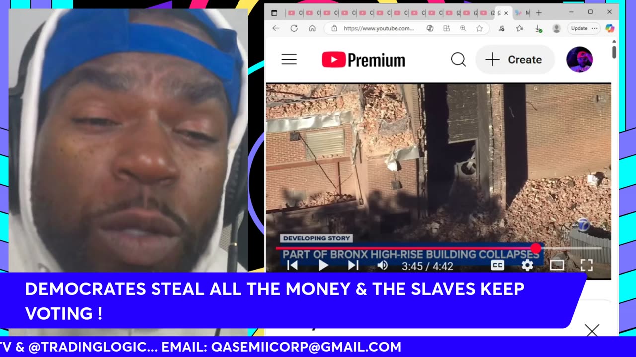 BRONX N.Y. Building COLLAPSES Due To DEMOCRATIC Policies