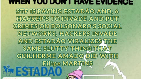 STF wants to incriminate Bolsonaro at all costs by using hacker to plant evidence FAKE'S, Bolsonaro's X was hacked twice in one week.