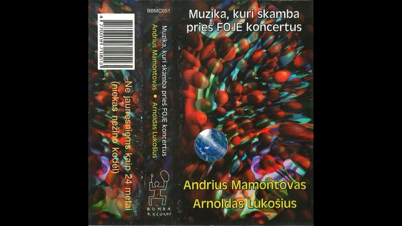 A.Mamontovas,A.Lukošius - Muzika, Kuri Skamba Prieš Foje Koncertus 1997 MC