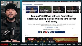 TPUSA Halftime Show SHATTERS RECORDS, Bad Bunny Show ROASTED For Being Political | Tim Pool