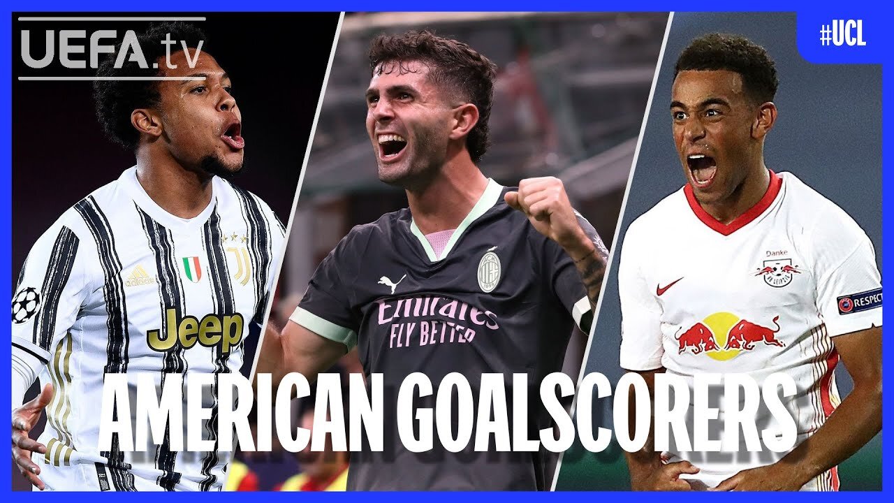 US American CHAMPIONS LEAGUE Goalscorers | FT. Pulišić, Adams, McKennie