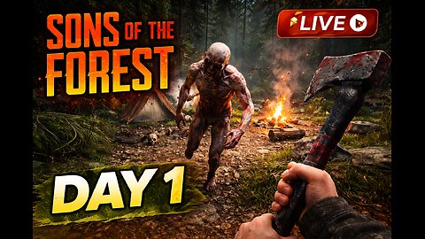 Day 1 in Sons of the Forest | Starting From Scratch