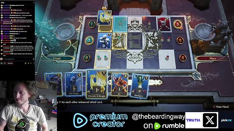 Dominating Queens Blood card games in FF7 remake Rebirth