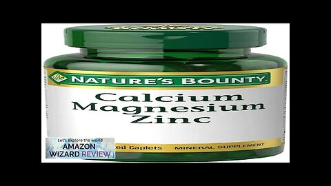 Nature's Bounty Calcium Magnesium & Zinc Caplets Immune & Supporting Bone Health Review