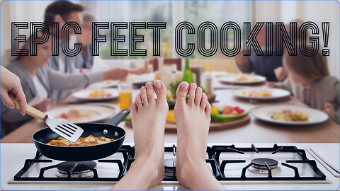 He cooked dinner for the whole family with his feet!