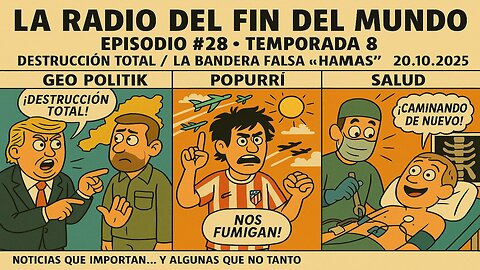 Destrucción total / la bandera falsa “Hamas” 20.10.2025