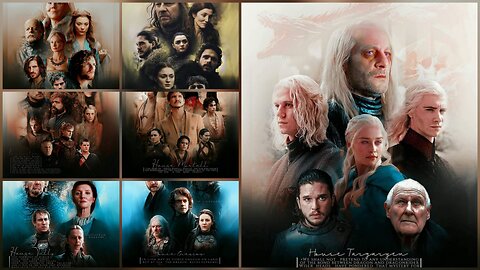 Major Families of Game of Thrones #GameOfThrones #GoT #HouseOfTheDragon #Westeros #HBO #FireAndBlood