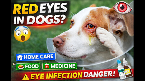 Red Eyes in Dogs? 👀 Eye Infection Causes, Home Care, Food & Vet Treatment