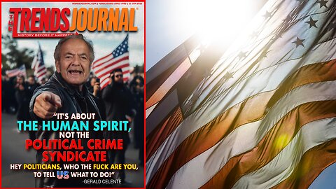 IT"S ABOUT THE HUMAN SPIRIT, NOT THE POLITICAL CRIME SYNDICATE