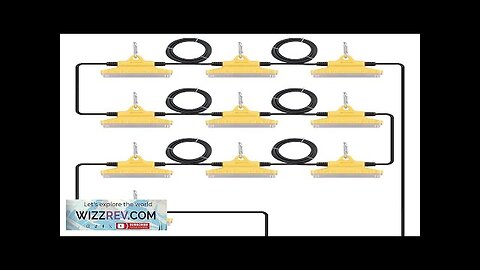 VEVOR 100FT Construction String Lights 150W 15000LM Connectable Waterproof Review