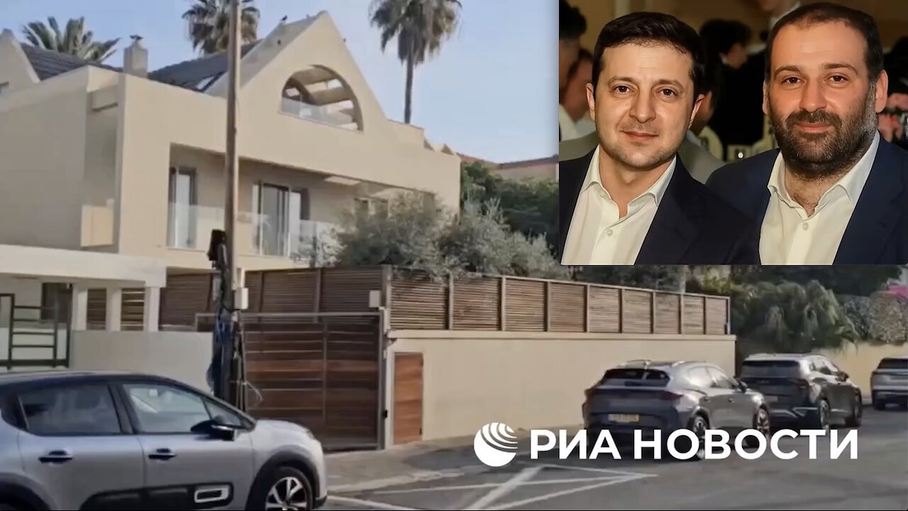 UKRAINE & ZIONISM - Israeli luxurious Mansion of Mindich, Zelensky's friend who fled a corruption scandal