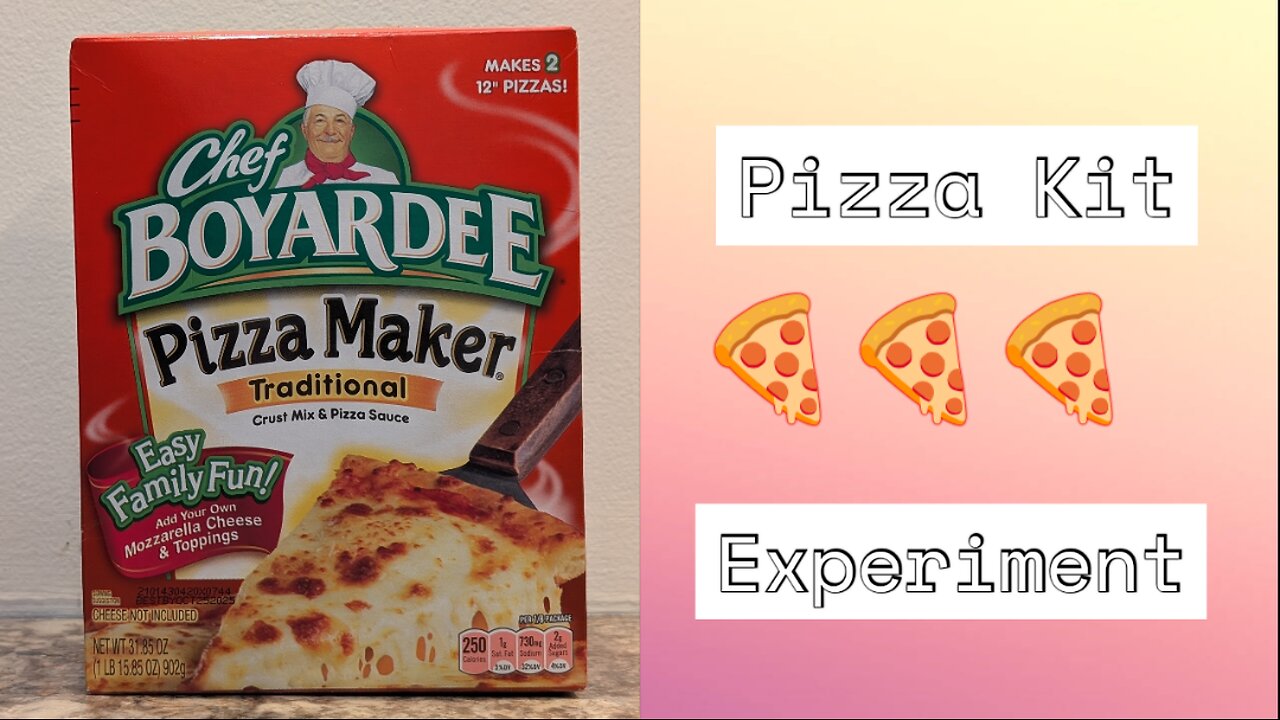 The Chef Boyardee Pizza Kit Experiment