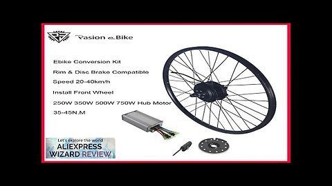 Electric Bicycle Conversion Kit 250W 350W 500W EBike Brushless Hub Motor Bike Review