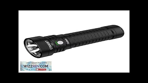 Cyansky Carbon LiFePO4 Flashlight 4*SST20 2000LM Steady Beam Portable LED Torch Review