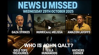 NEWS U MISSED WITH PAUL BROOKER & DREW DEMI WEDNESDAY 29TH OCTOBER. WHO IS JOHN QALT?