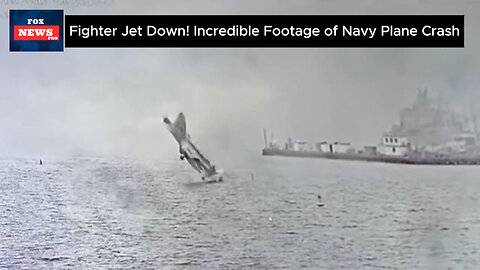 Fighter Jet Down! Incredible Footage of Navy Plane Crash