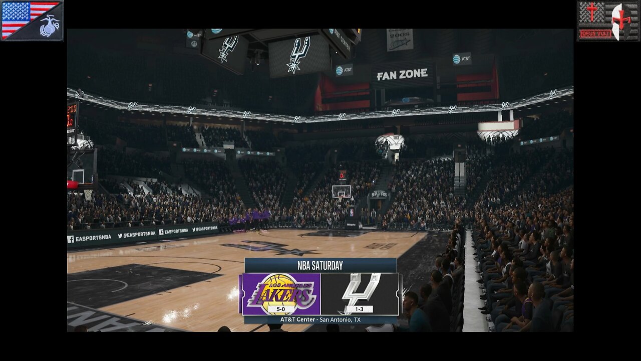 Basket Hoops 2025-2026: Game #6 [Los Angeles Lakers at San Antonio Spurs]