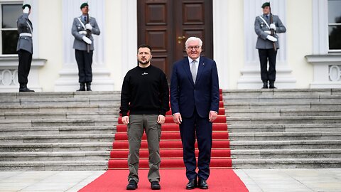 LIVE: Bundespräsident Steinmeier empfängt Wladimir Selenskij im Schloss Bellevue