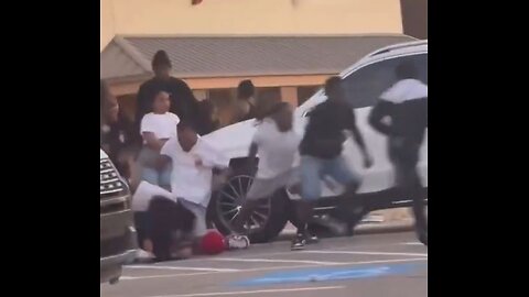 Family brawls in Chuck E Cheese parking lot after a birthday party. Plano, Texas