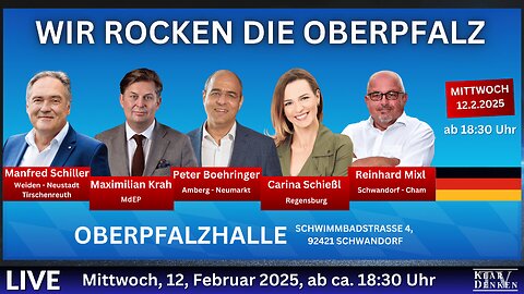 🔴💥LIVE aus Schwandorf | Infoveranstaltung des AfD Kreisverband Schwandorf-Cham💥