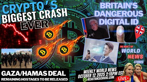 Crypto's Biggest Crash EVER! Britain's Dangerous Digital ID | Gaza/Hamas Deal | World News 10/12/25