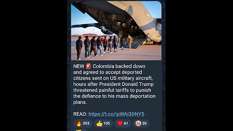 News Shorts: Columbia Accepts USA Deportation Flights