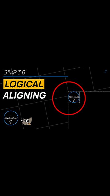 🎯 Alignment Tool Gimp - GIMP Align Layers - GIMP Align Tool - GIMP Center Layer On Canvas | #Shorts