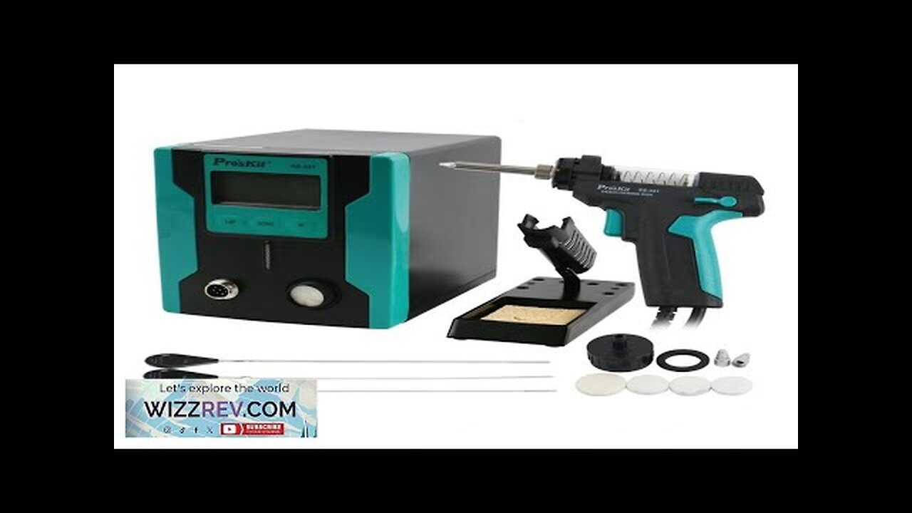 Pro'sKit SS-331H Electric Solder Sucker Desoldering Device Anti-static High Power Strong Review