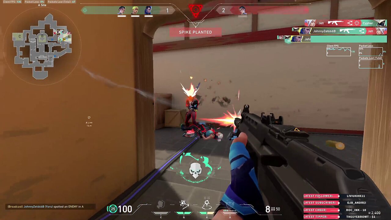 Nice, now you can spray with the Vandal in Valorant