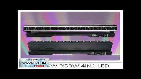 YUER 12x40W RGBW LED Beam Zoom Moving Head Bar Light Strobe Horse Review